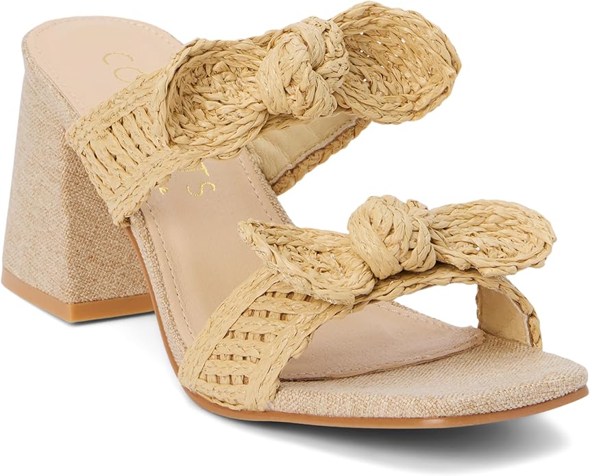 FOLLY PLATFORM SANDALS - NATURAL