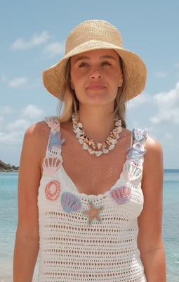 Seashell Crochet Cover Up