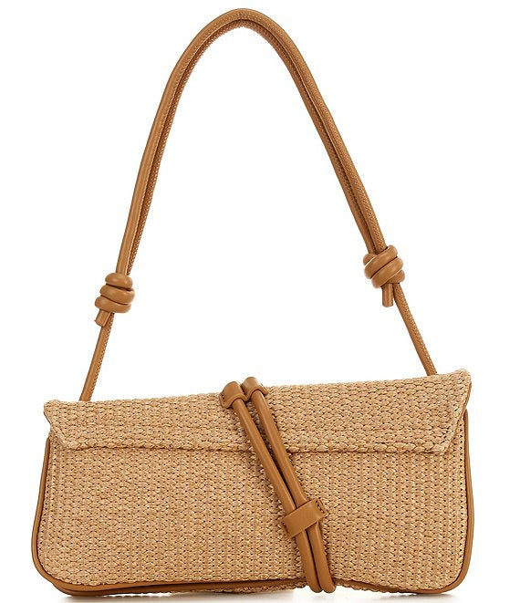 Alice Raffia Baguette Bag