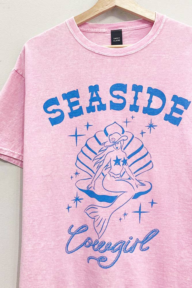 Seaside Cowgirl Mineral Tee