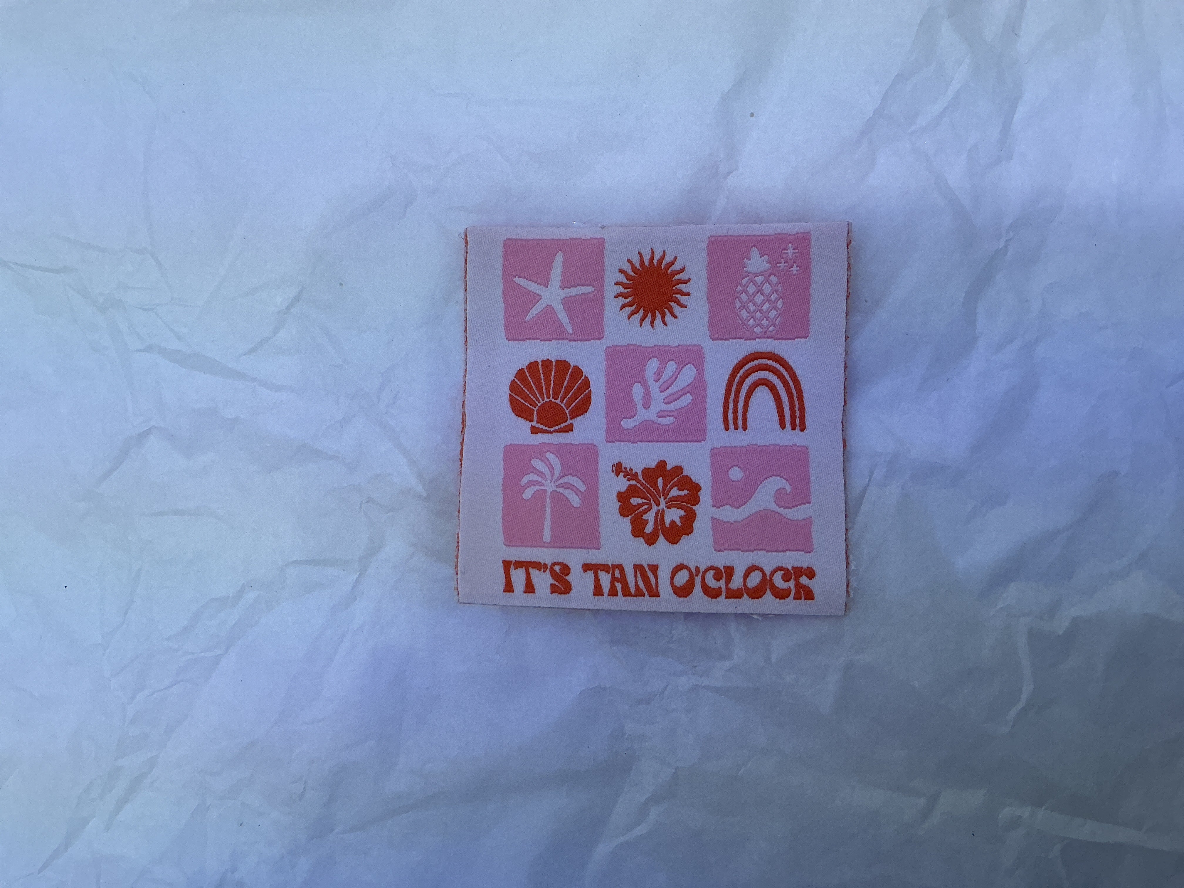 It’s tan o’clock patch
