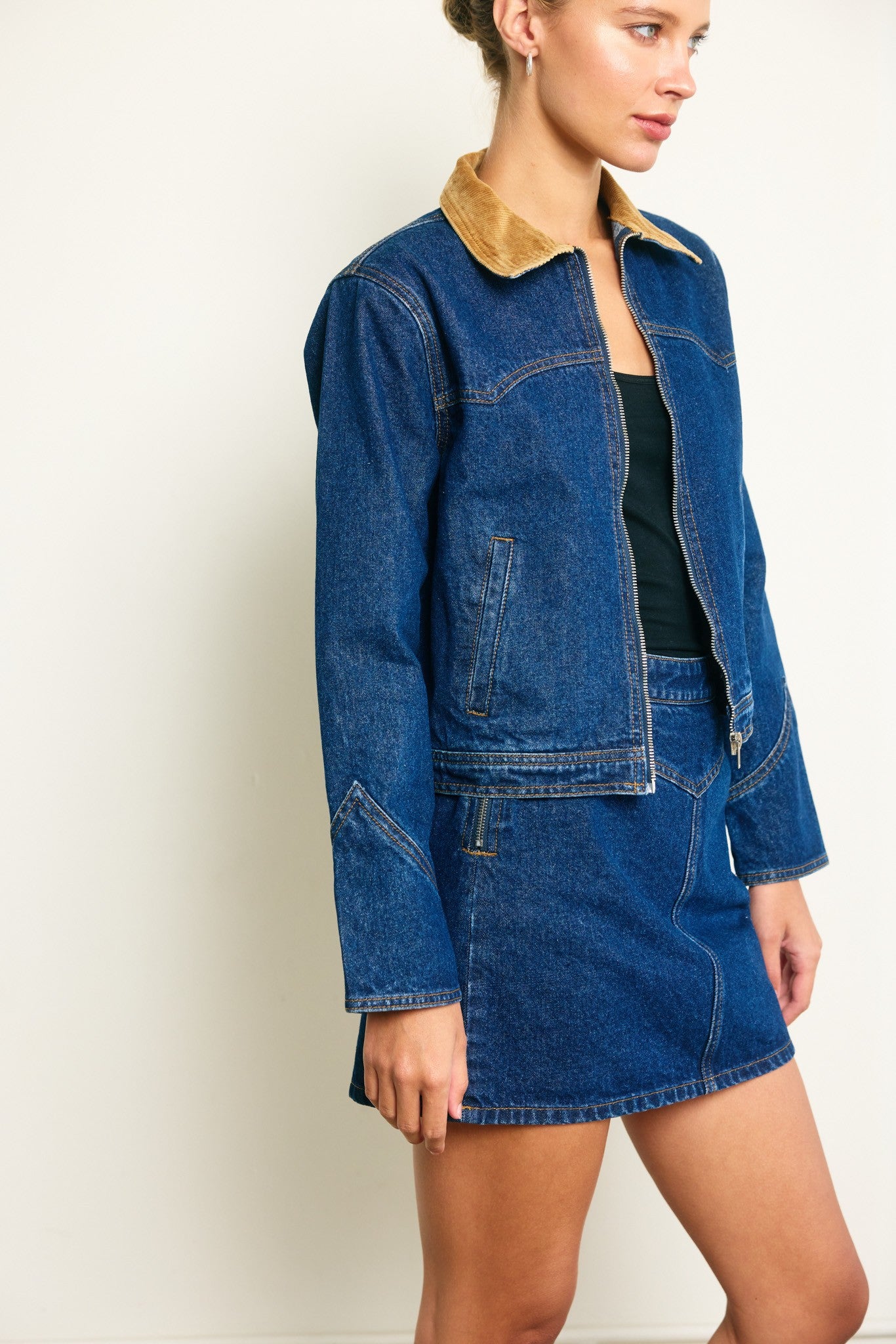 Denim Mini Skirt