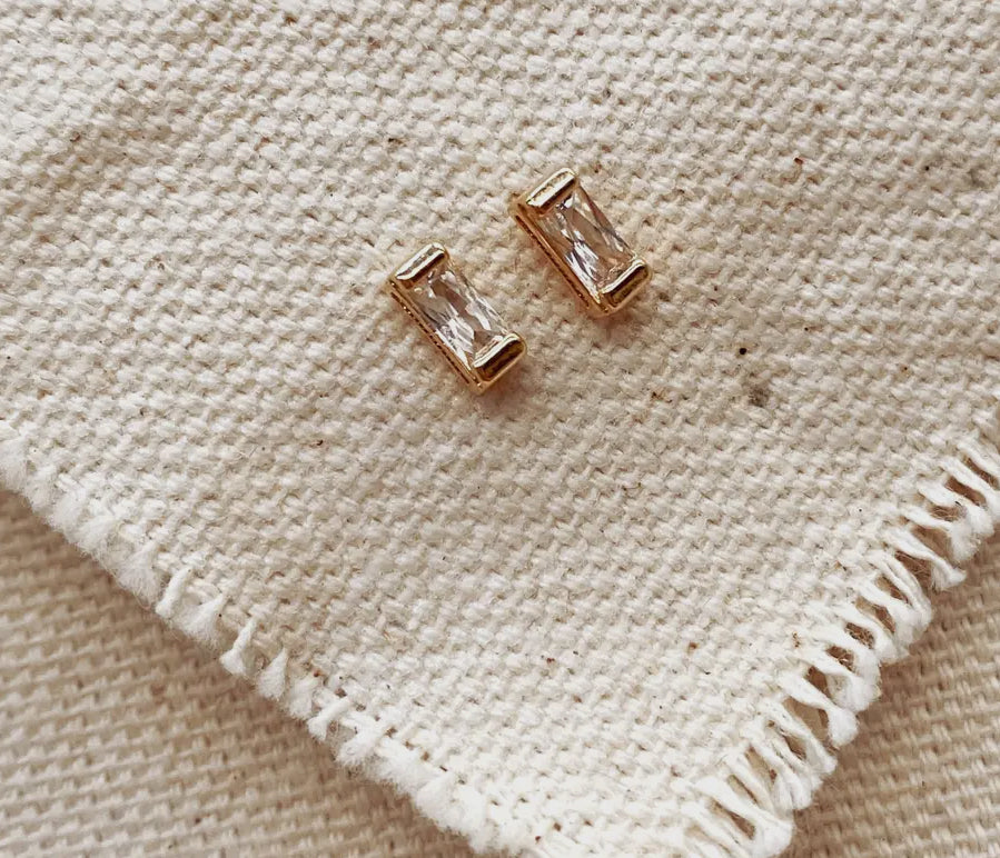 Baguette Stud Earrings