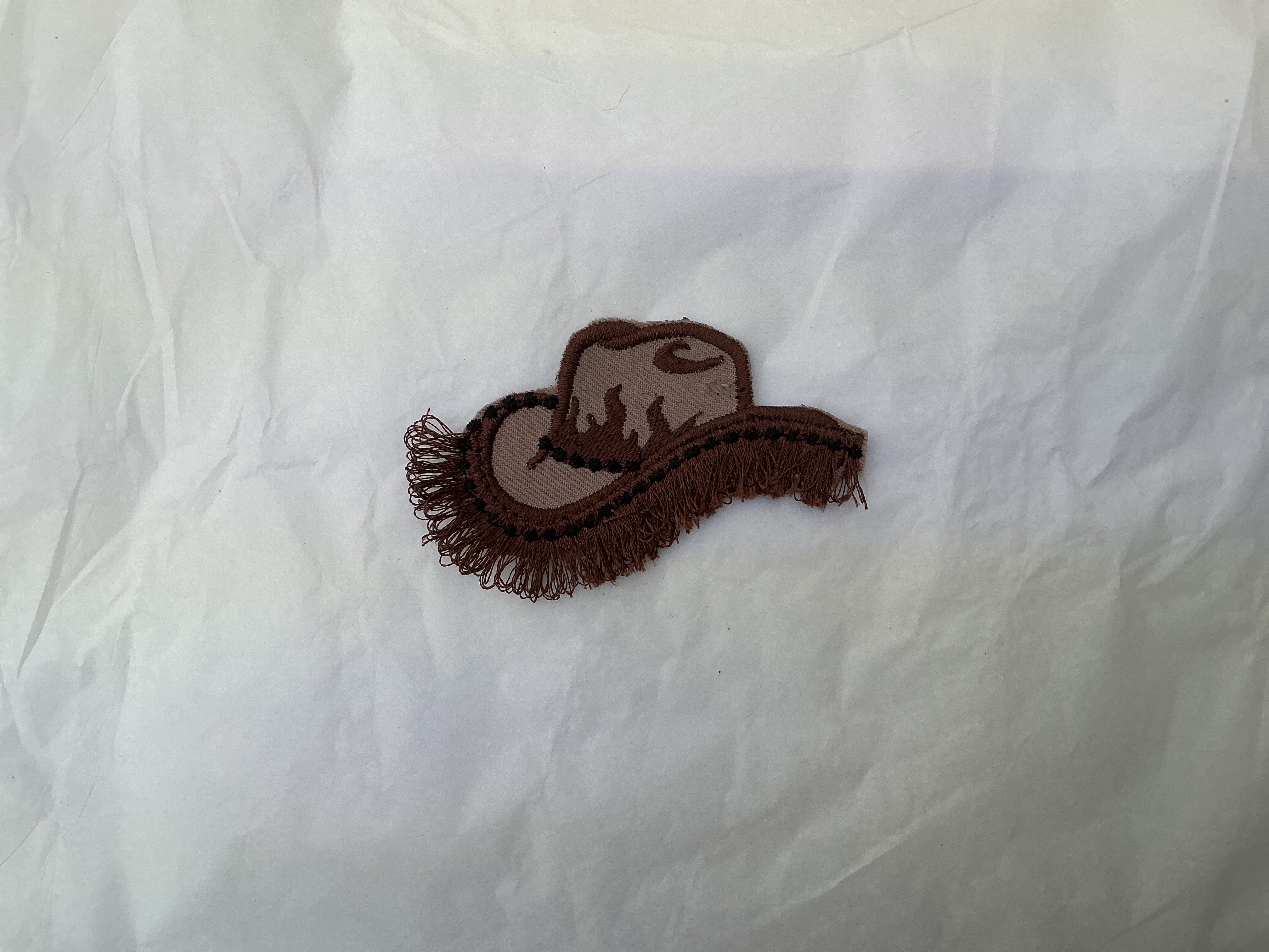 Cowgirl hat patch