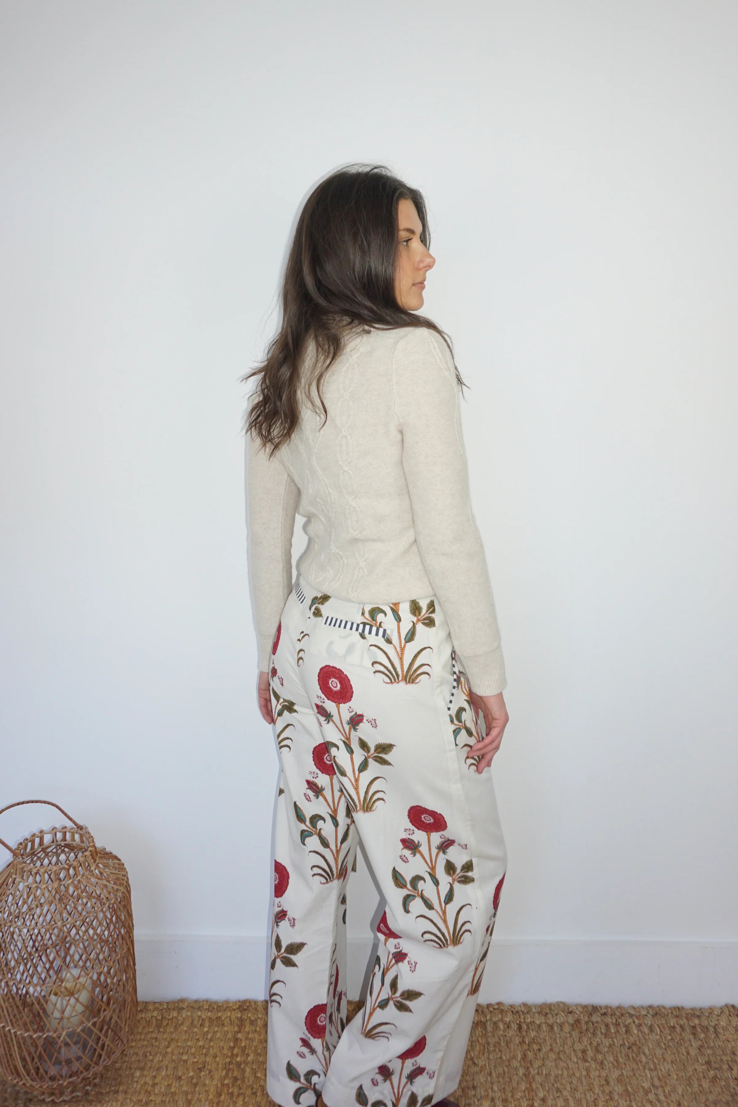 EDISON PANT IN REDCAL