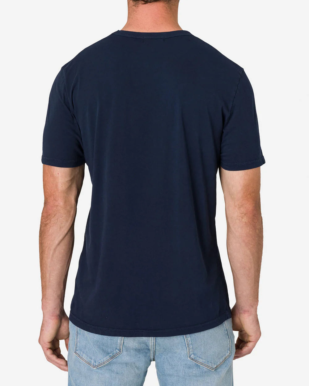 SUPER SOFT "SUPIMA" COTTON TEE - NAVY