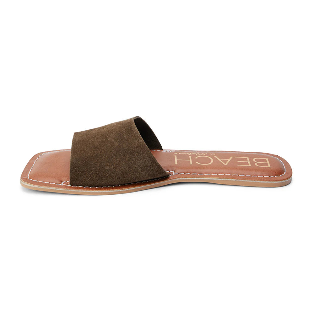 BALI SLIDE SANDAL- Dark Brown