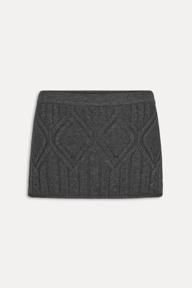Cali Cloud Knit Skort Winter Skies