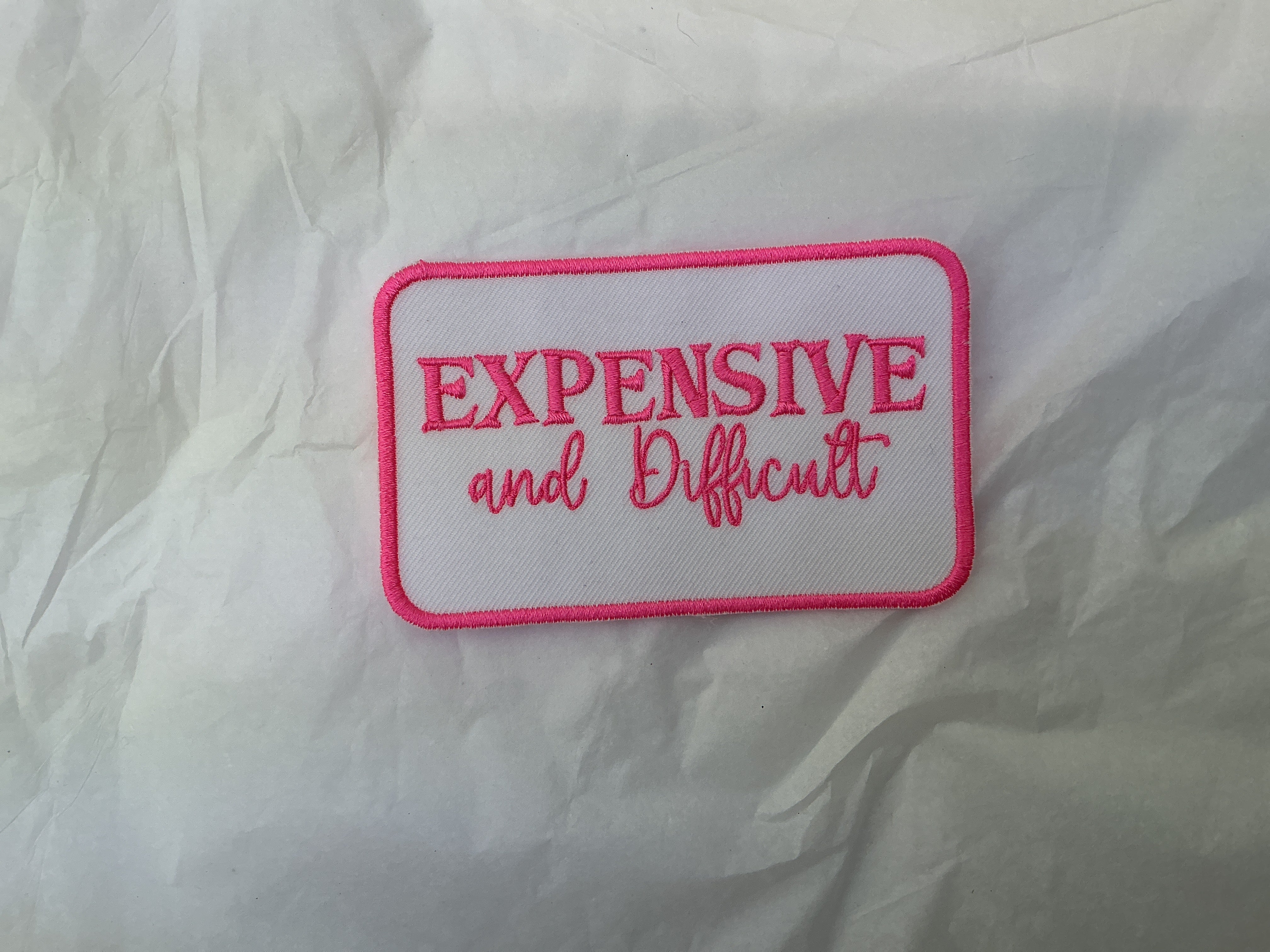 Expensive and difficult patch