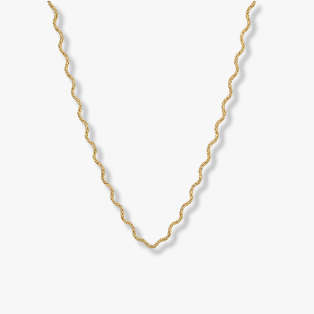 Odina Wave Chain Necklace