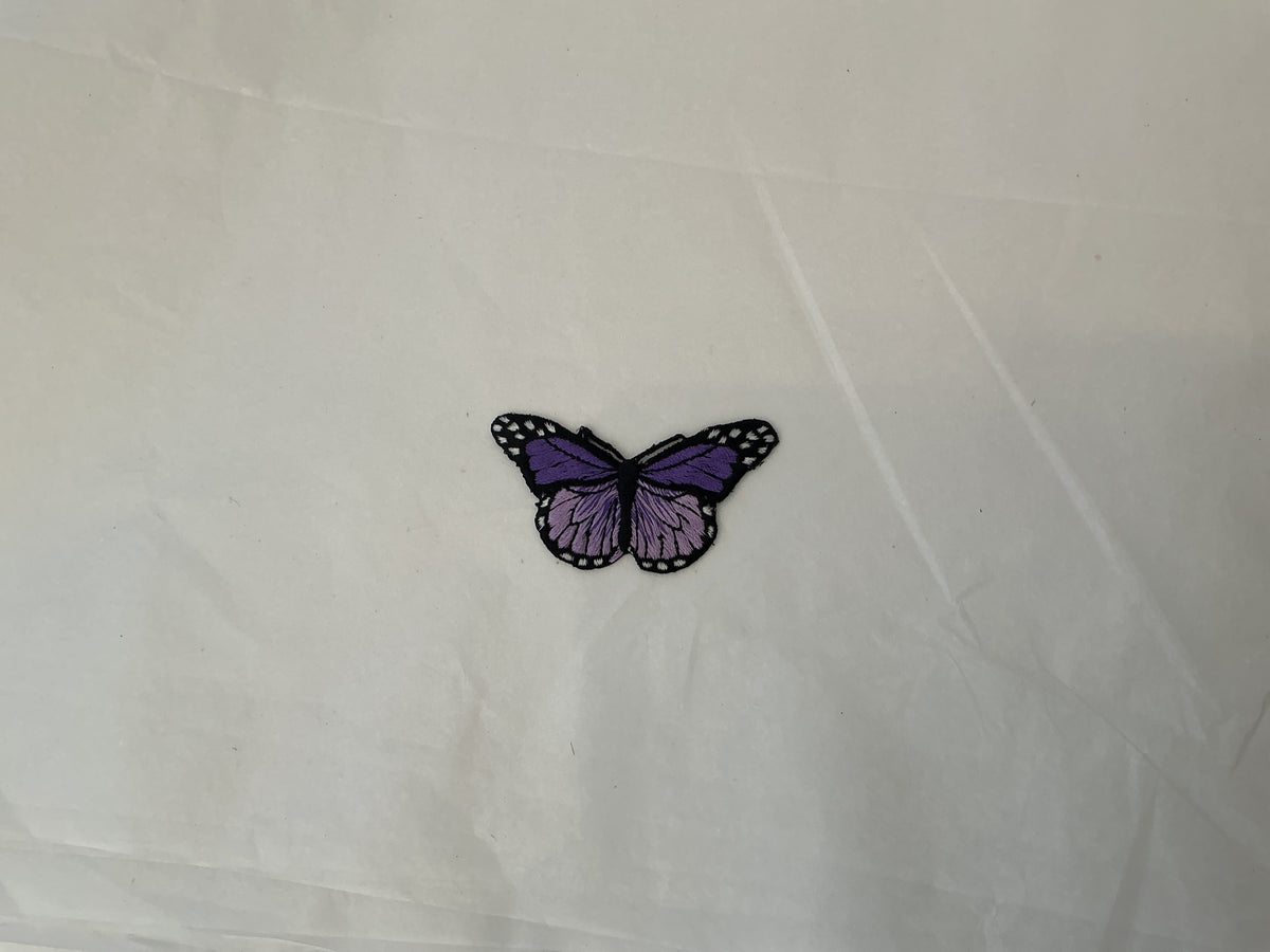 Purple butterfly patch
