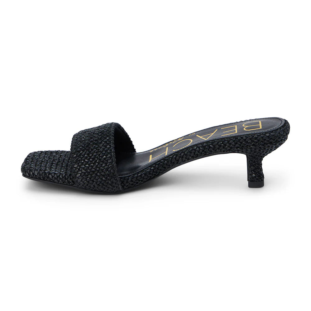 CAPRICORN HEELED SANDAL- Black