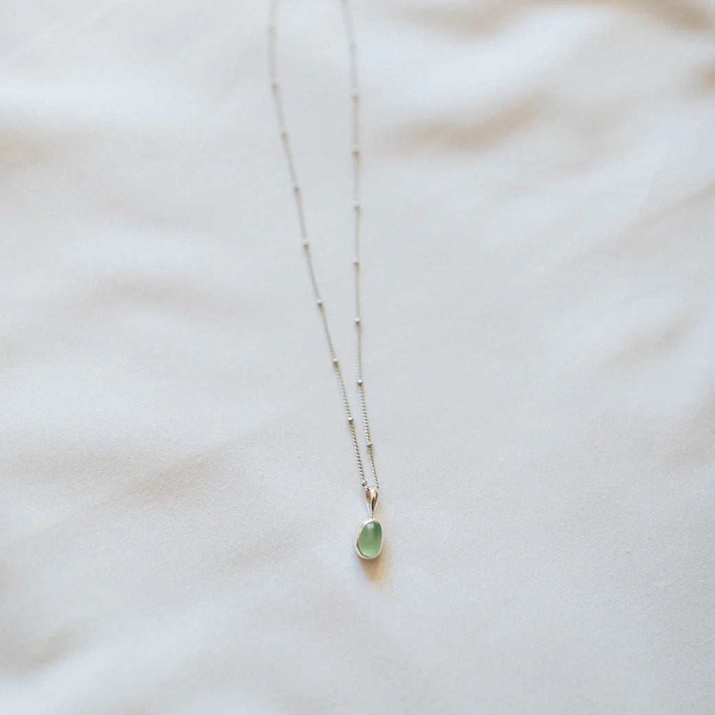 Sea Glass Necklace (Handmade)