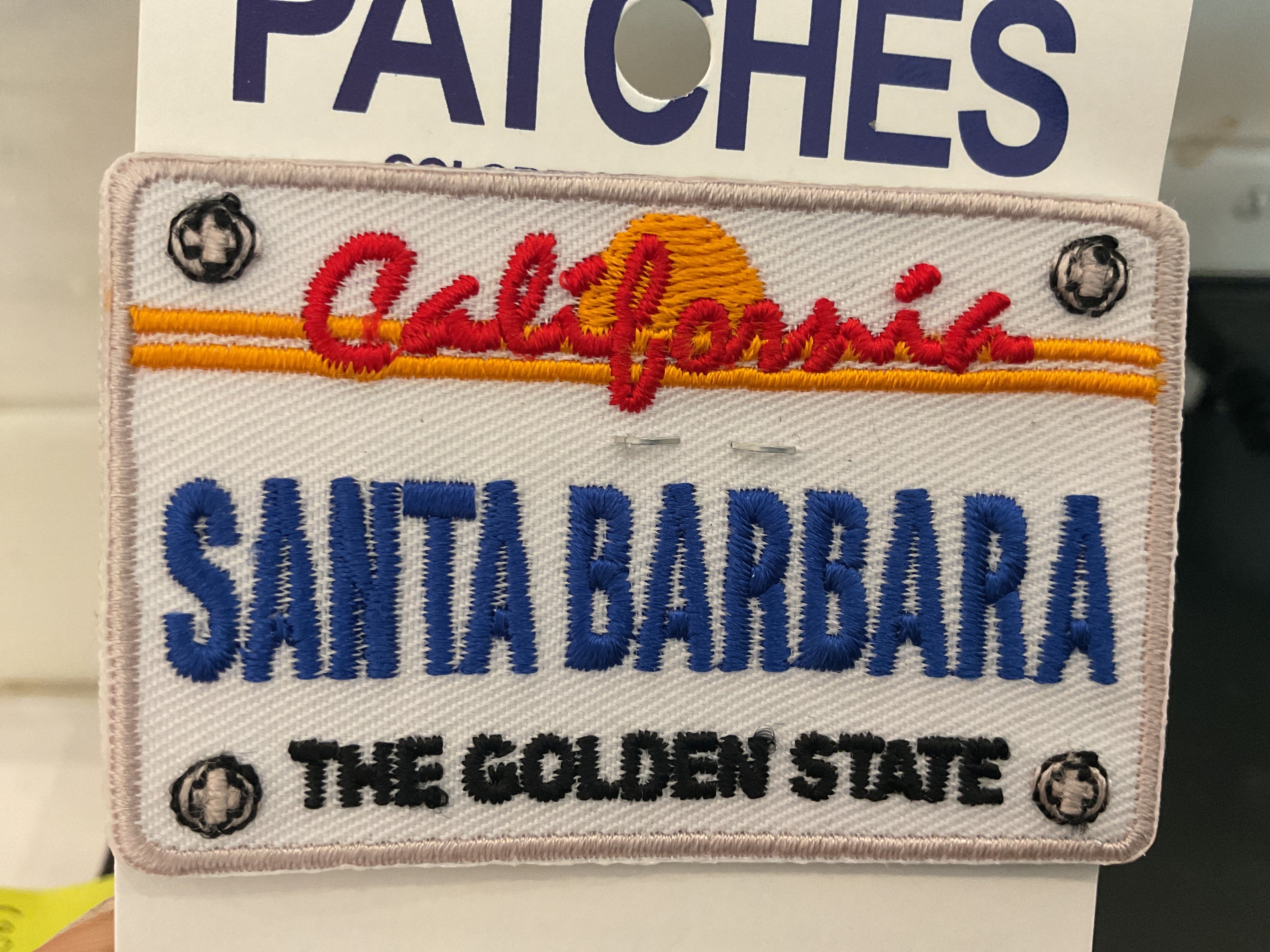 Santa Barbra license plate