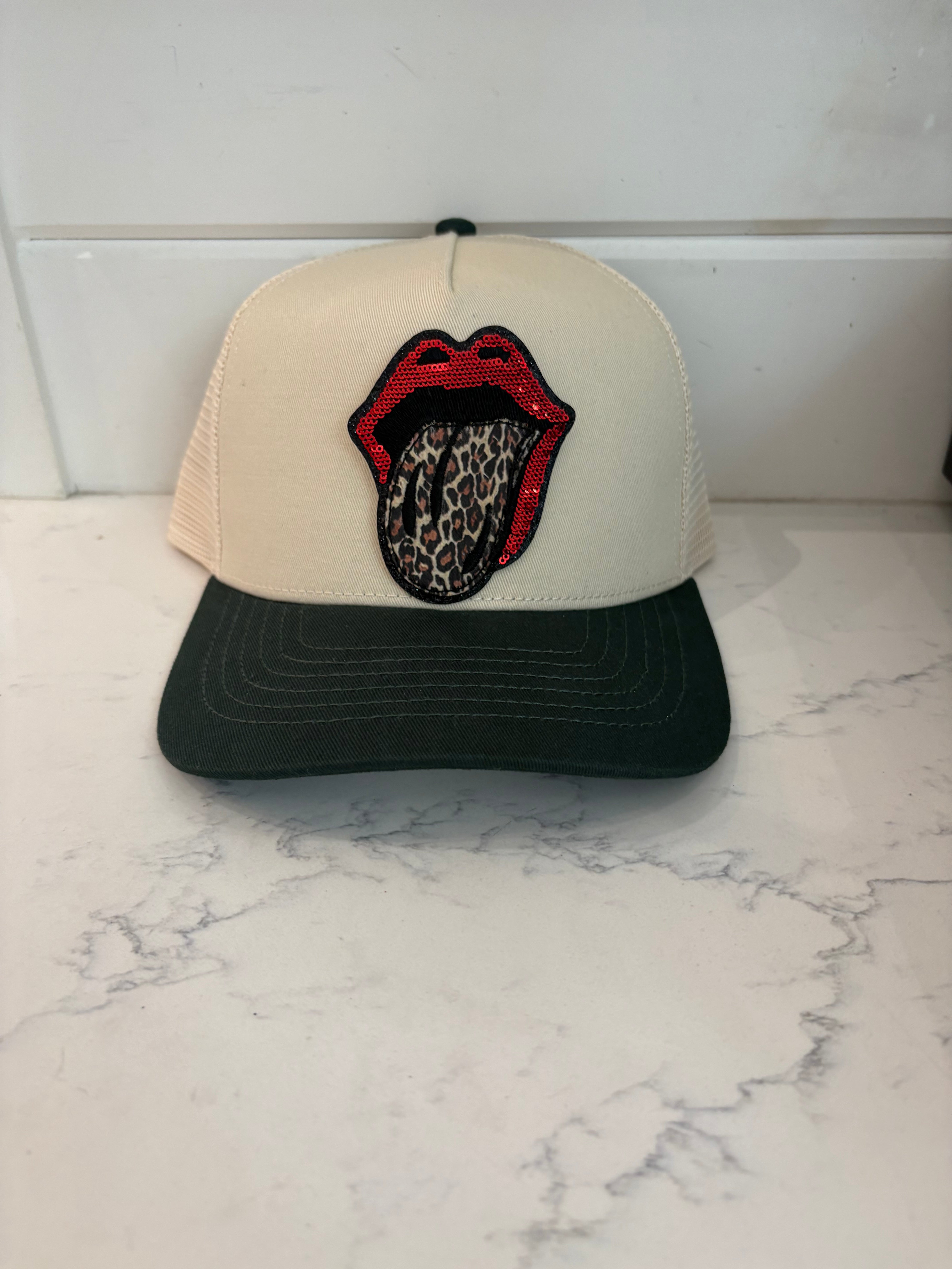 Leopard Tongue Lip Patch
