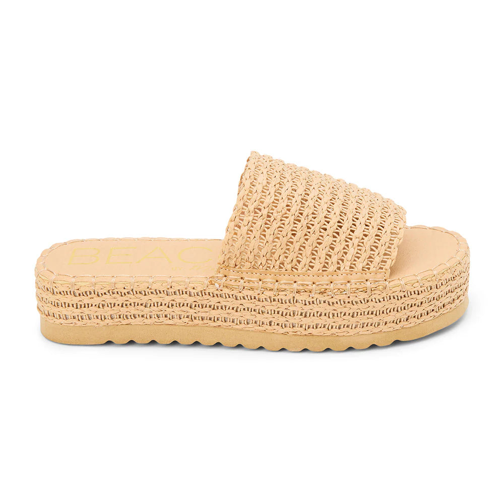 DEL MAR PLATFORM SANDAL- Camel