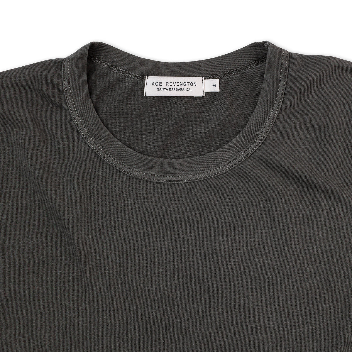 SUPER SOFT "SUPIMA" COTTON TEE - CARBON