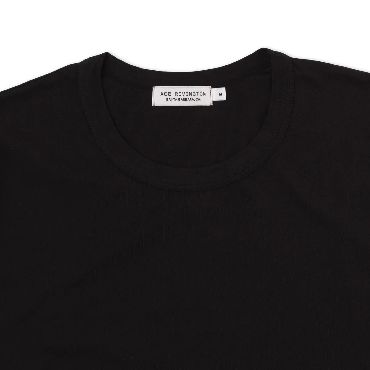 SUPER SOFT "SUPIMA" COTTON TEE - BLACK