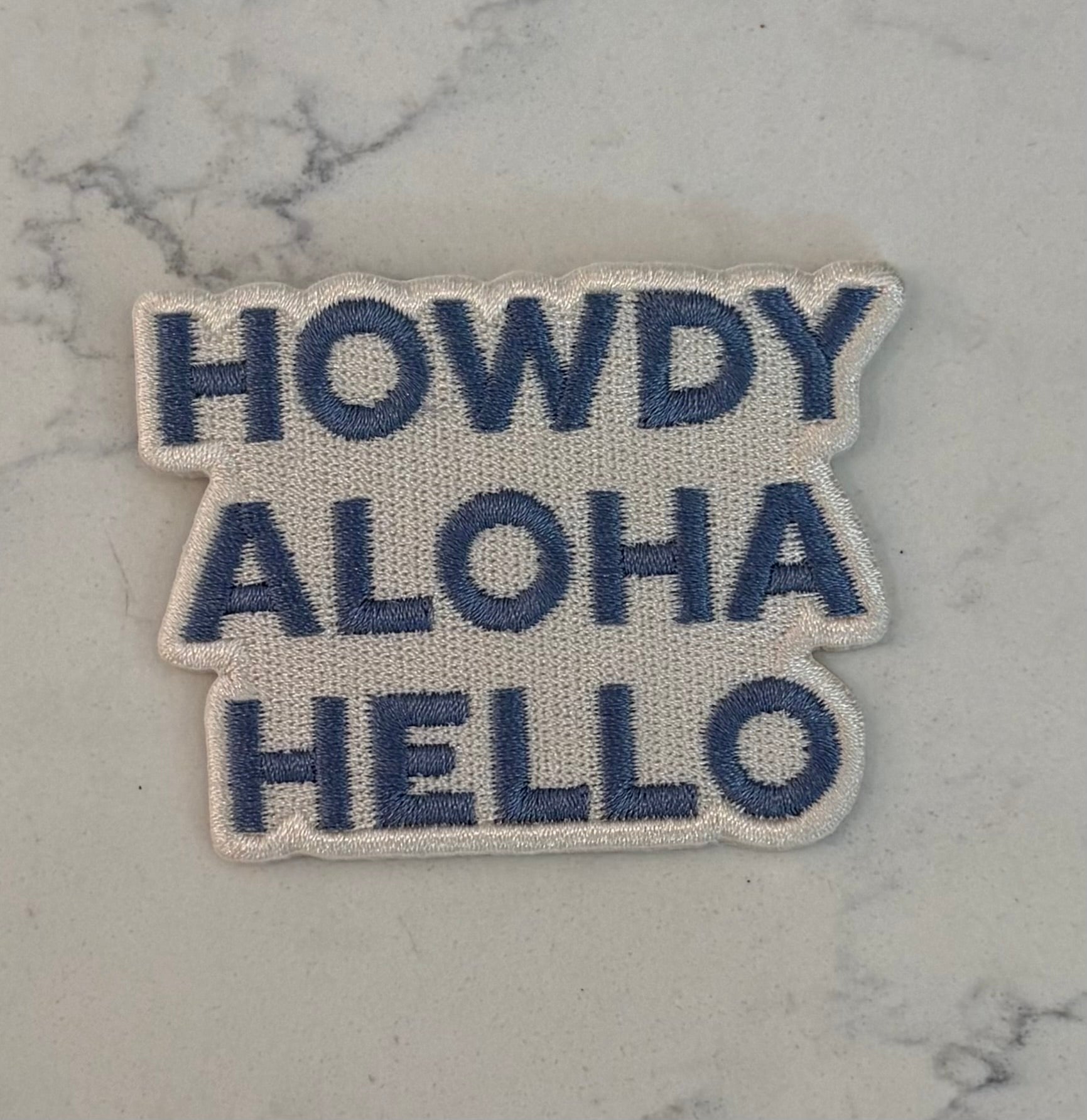 Howdy Aloha Hello Patch