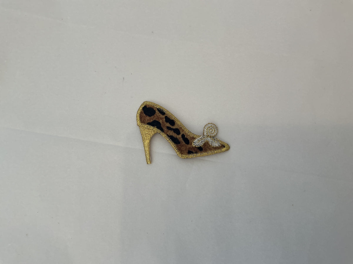 Leopard shoe patch