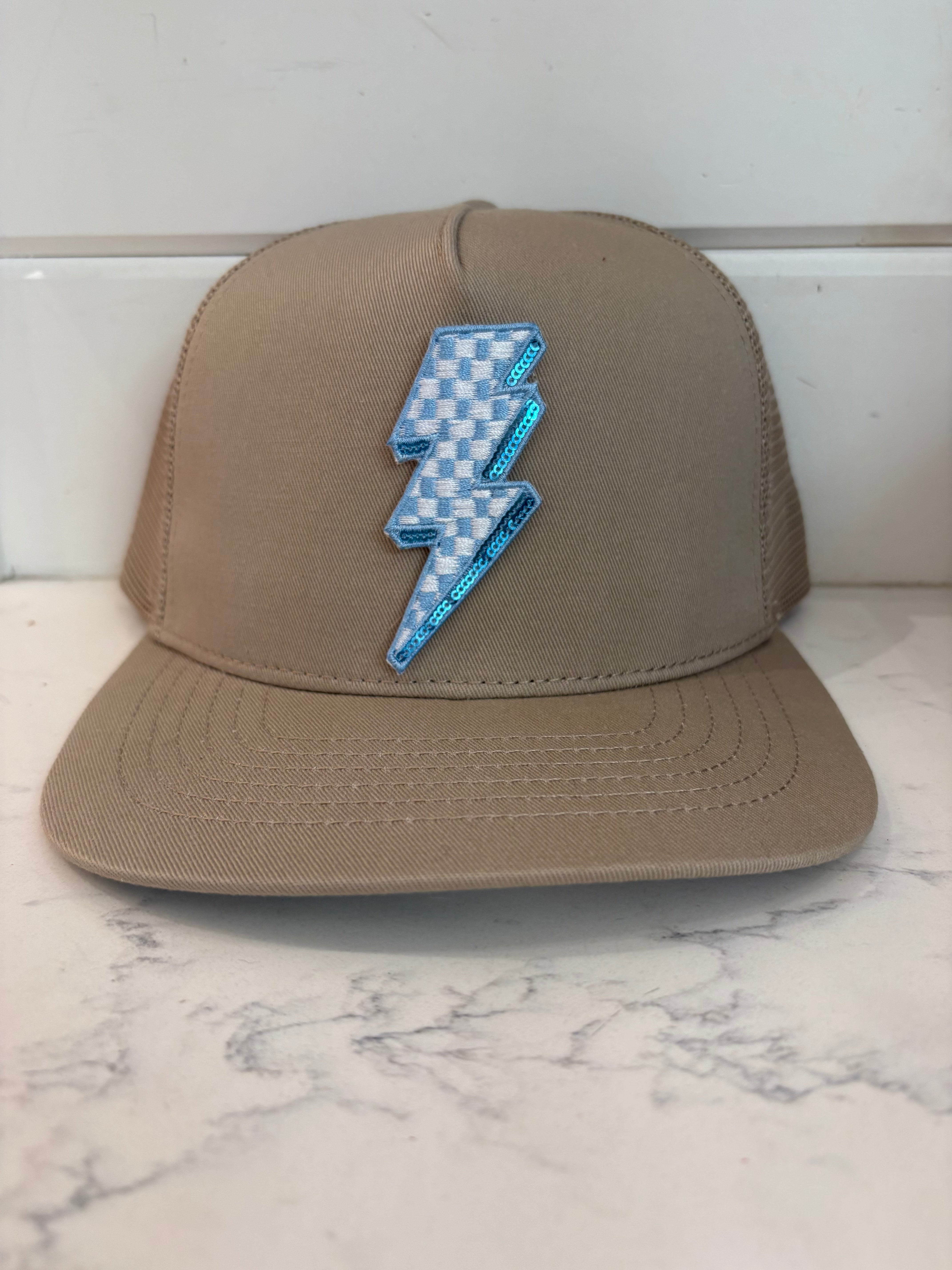 Blue Check Lightning