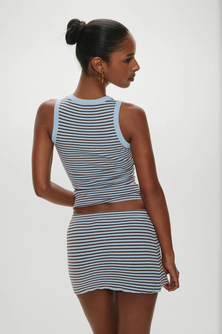 Marialla Mini Skort- Montauk Stripe