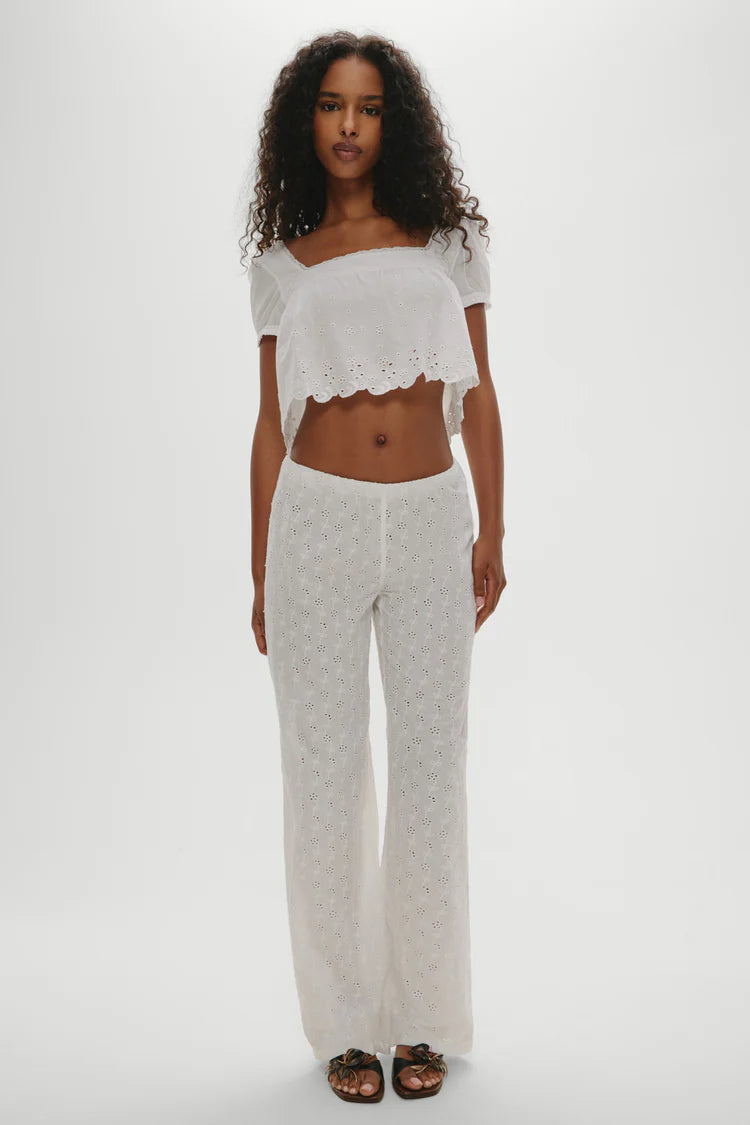 Princess Eyelet Pants- Daisy Eyelet