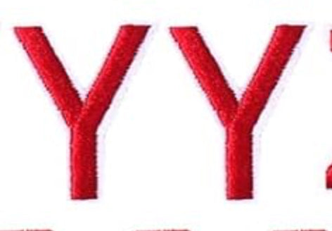 Varsity Letter Y Patch