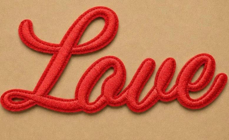 Love Red Patch