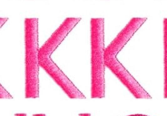 Varsity Letter K Patch