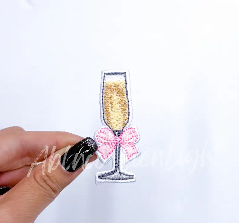 Champagne Glass Patch