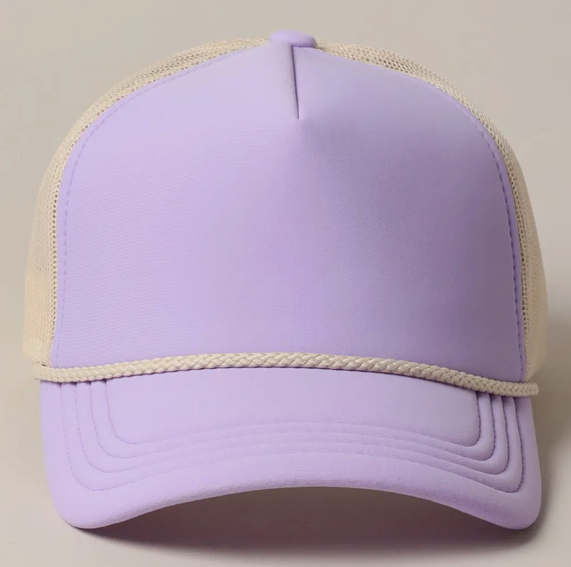 Kbethos Plain foam rope mesh trucker hat