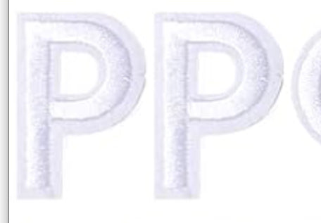 Varsity Letter P Patch