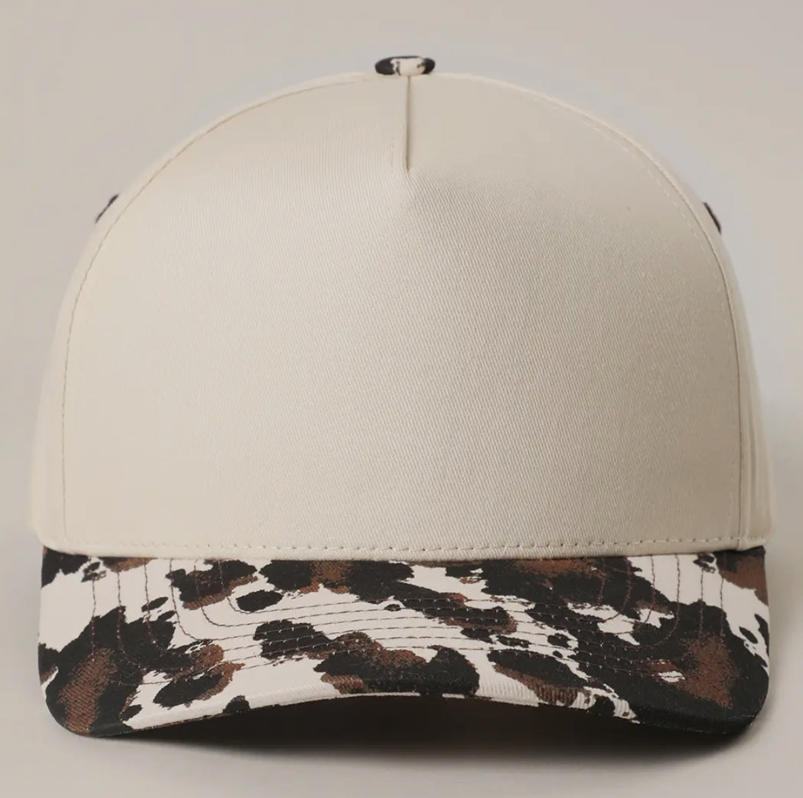 C.C. Two tone canvas trucker hat