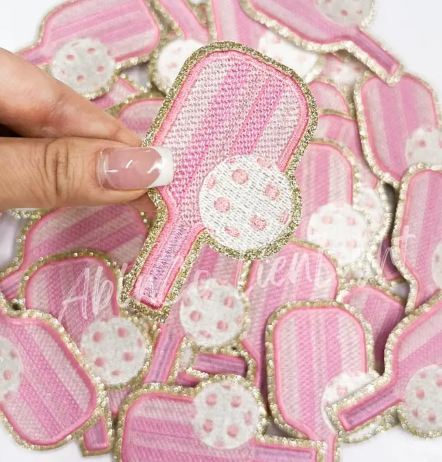 Pink Pickleball M Patch