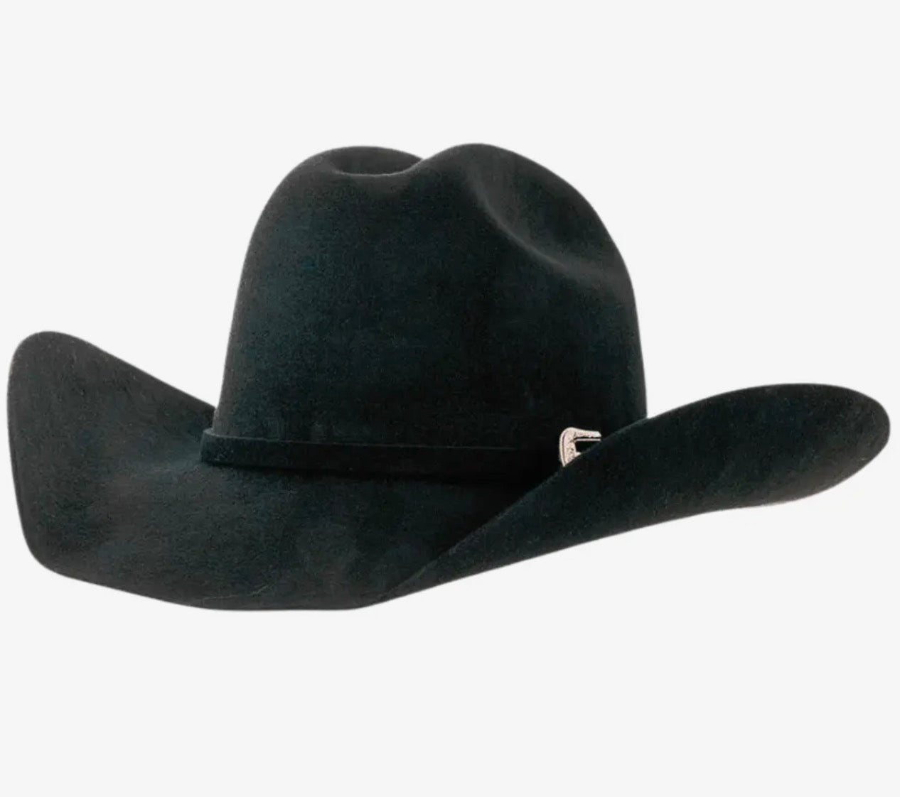 Black Wool Felt Cowboy Hat