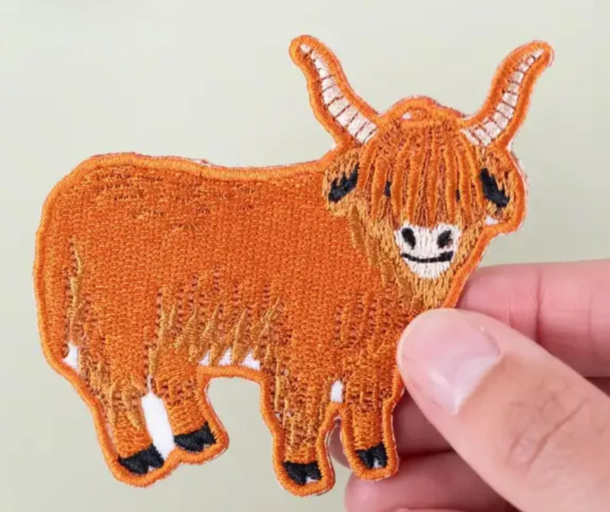 Highland Cow Patch