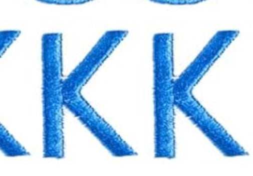 Varsity Letter K Patch