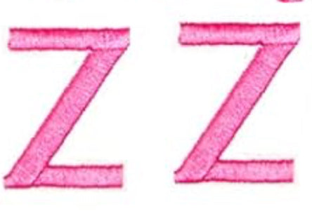 Varsity Letter Z Patch