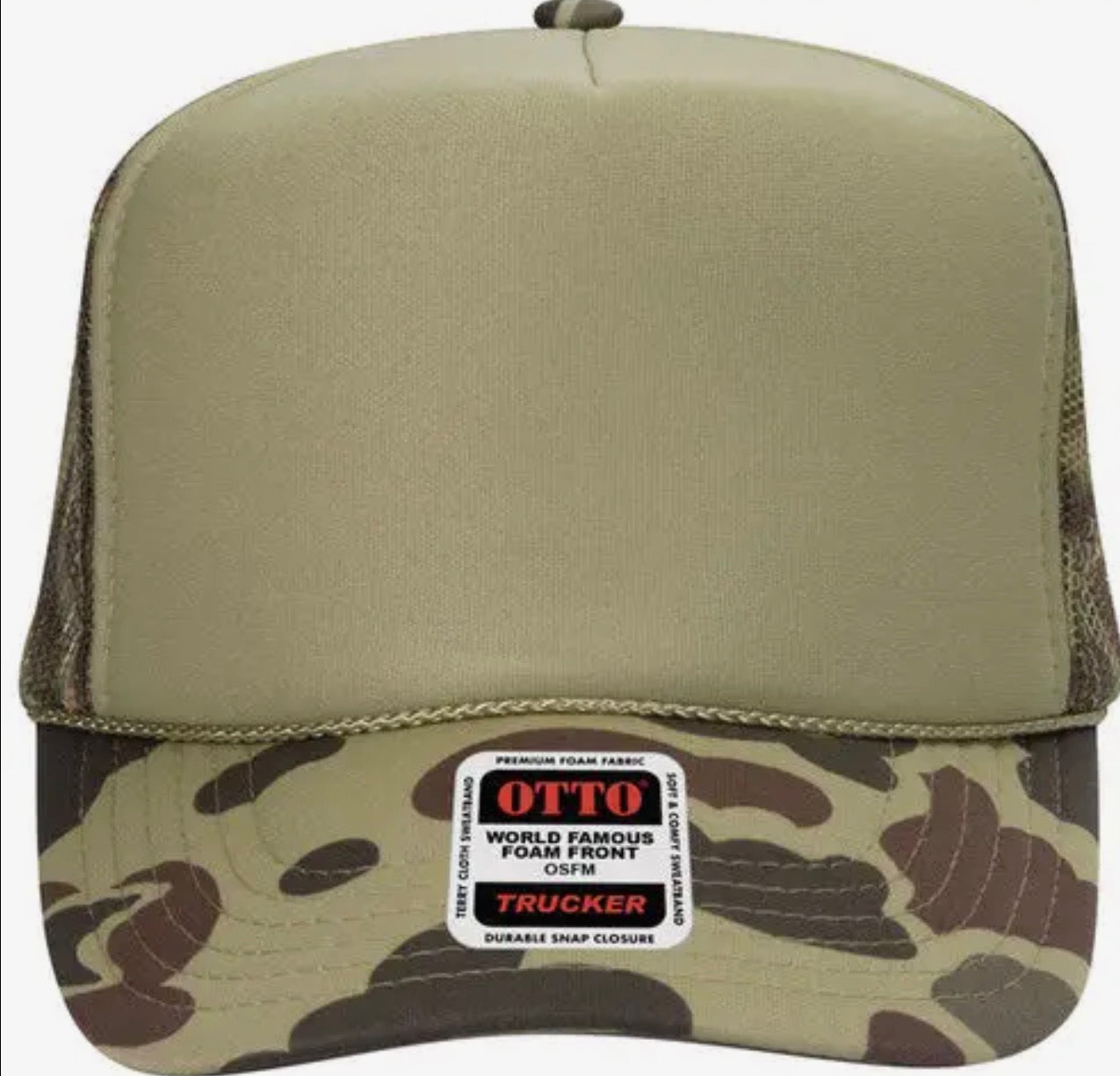 Otto Two tone foam trucker hat