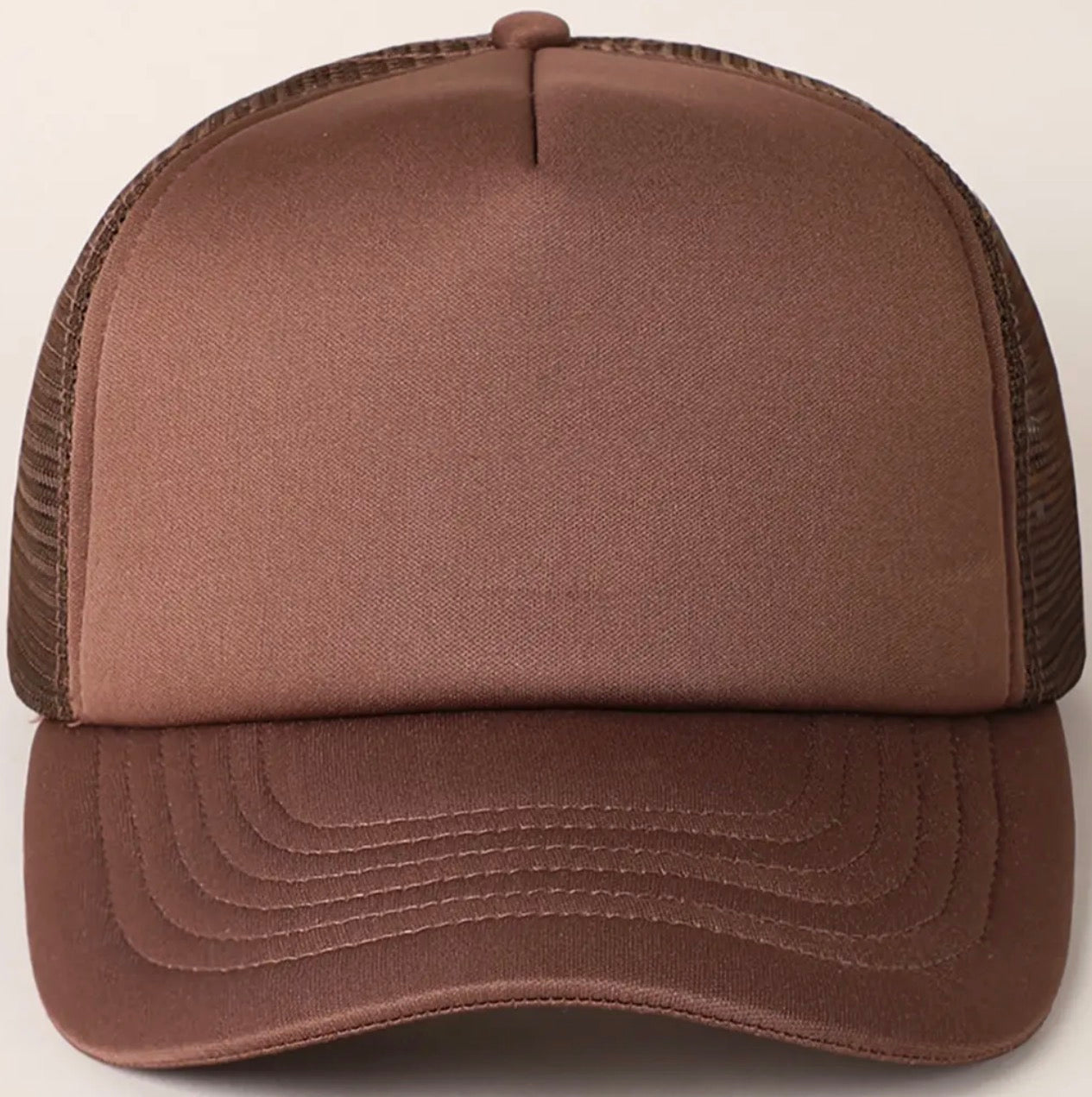 Newhatten Solid foam mesh trucker hat