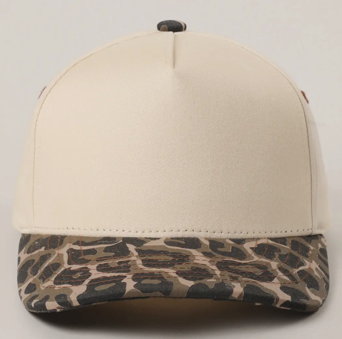 C.C. Two tone canvas trucker hat