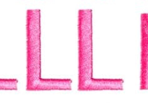 Varsity Letter L Patch
