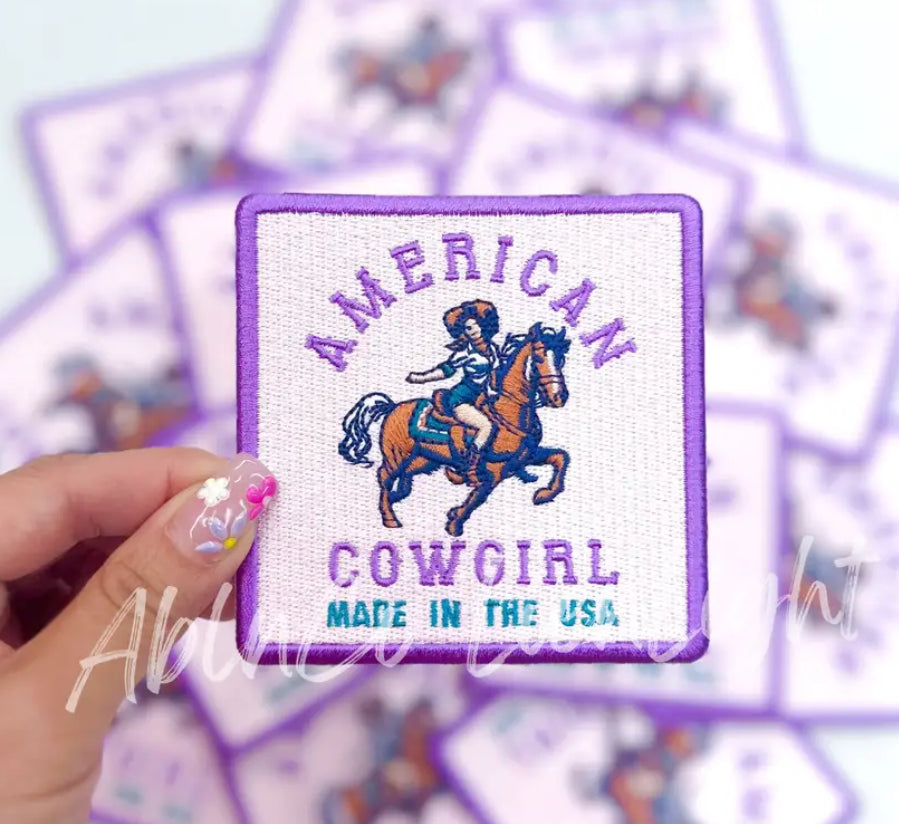 American Cowgirl Patch