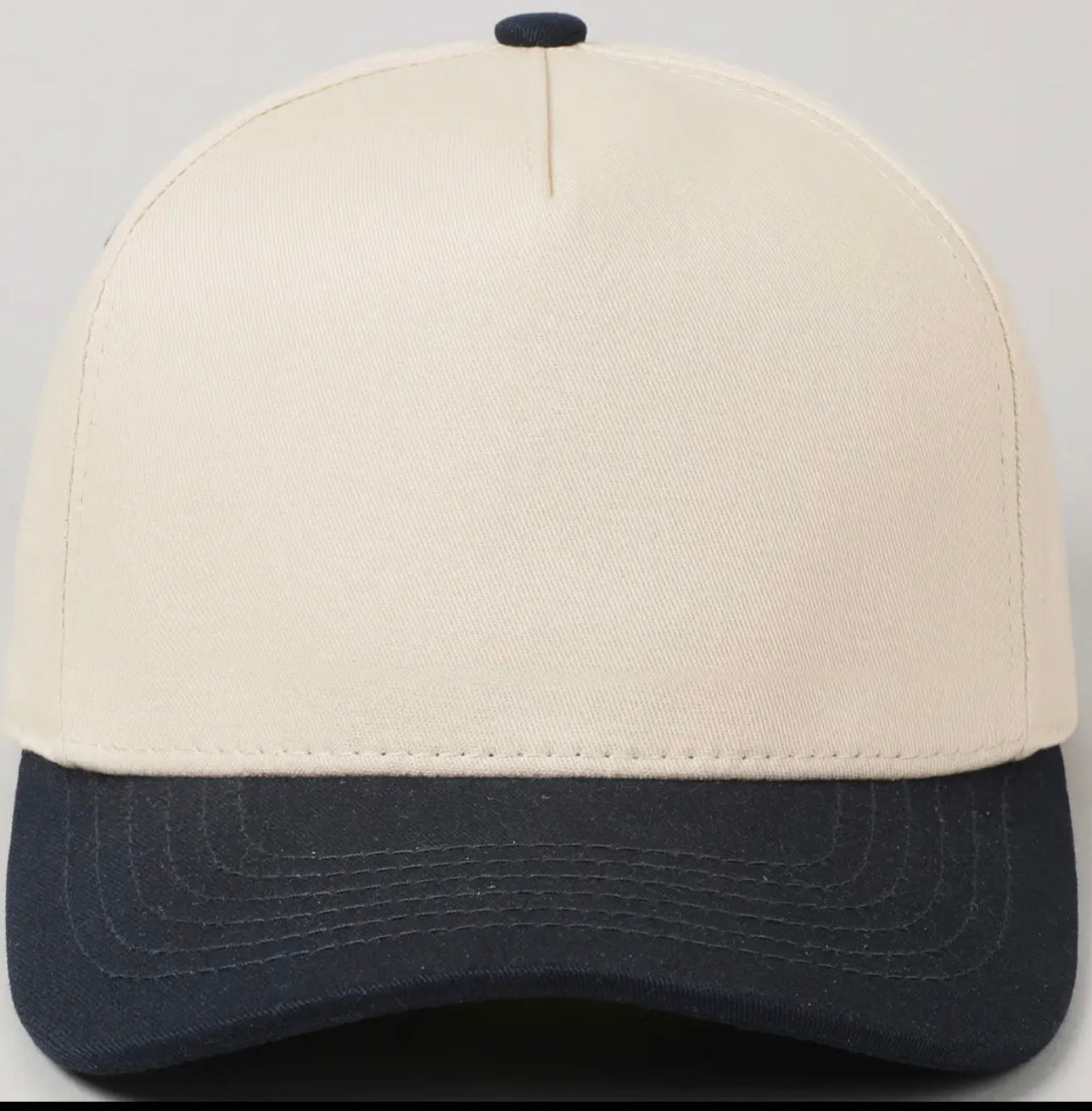 C.C. Two tone canvas trucker hat