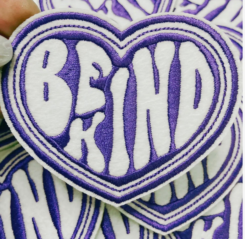 Be kind Purple Heart patch
