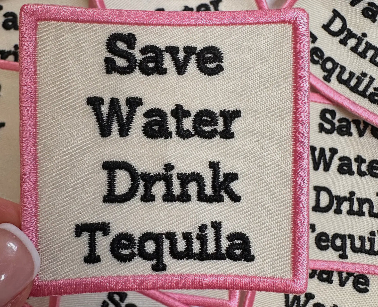 Save Water Drink Tequila patch