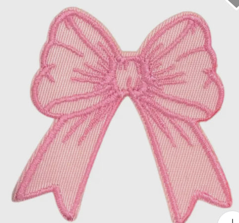 Light Pink Full Bow Patch