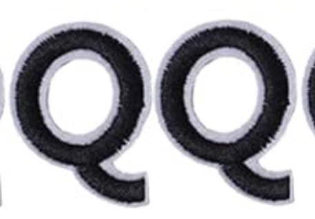 Varsity Letter Q Patch