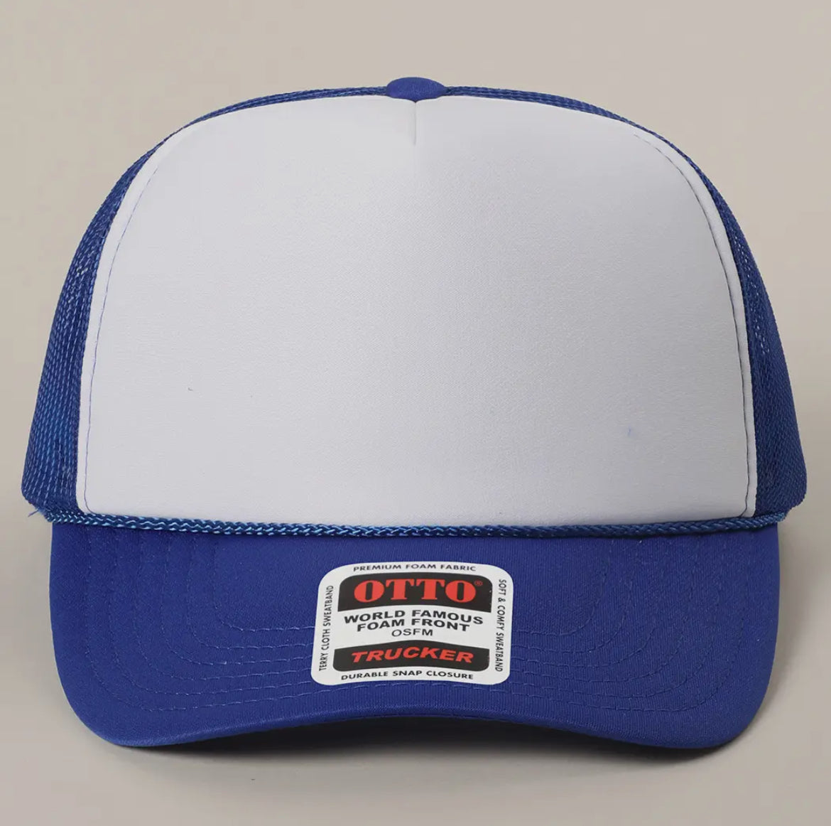 Otto Two tone foam trucker hat